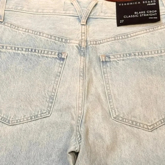 New Veronica Beard Jeans  Blake Crop Classic Straight High Rise Jeans Women's 27 - Picture 8 of 11
